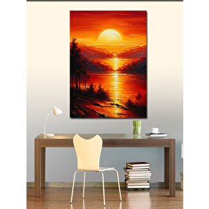 Kanvas Tablo Gün Batımı Manzarası 50x70 cm