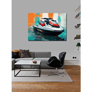 Kanvas Tablo Jet Ski Tasarımı 70x100 cm