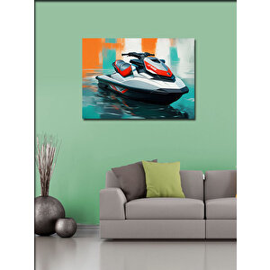 Kanvas Tablo Jet Ski Tasarımı 100x140 cm