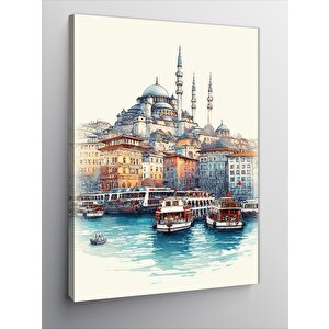 Kanvas Tablo İstanbul Manzarası 50x70 cm