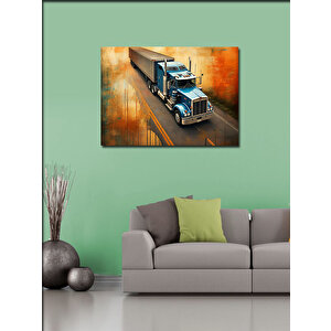Kanvas Tablo Modern Tır Tasarımı 50x70 cm