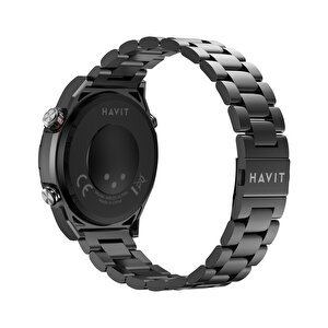 Havit M9030 Ultra Amoled Hd 46mm Akıllı Saat Siyah Metal Kordon