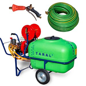 Taral Tp200 Piton Benzinli Pulverizatör 200 L Tetikli Tabanca Hortum 50 M