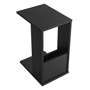 C Sehpa, Koltuk Sehpası, Tablet, Laptop Sehpası, Siyah, Legno