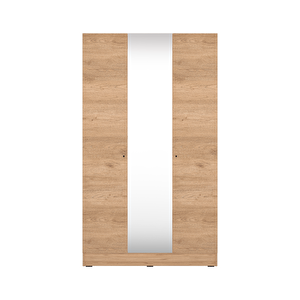 Trendline 3 Kapaklı Aynalı Gardırop-florida Meşe 120x207x53 Cm