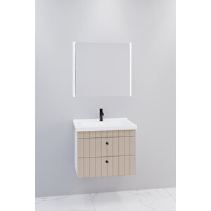 Petit 65 Cm Banyo Dolabı Bgn Aynalı - Boy Dolap Hariç Krem
