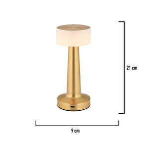 Retus Eskitme Şarjlı Dokunmatik Dim Edilebilir 3 Renkli Masa Lambası 2000ma Pil Gücü Ile 7 Saat