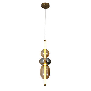 Olca 12 Watt Tekli Gold Modern Tekli Sarkıt Avize