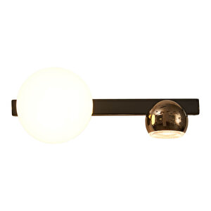 Dilay 2'li Siyah Gold 10 Watt Modern, Yatak Başı, Salon Led Aplik