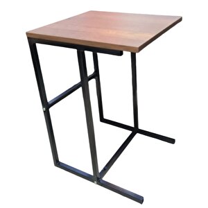 Laptop Sehpasi Koyu Cevi̇z Metal Ayak 64x45x40