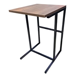 Laptop Sehpasi Koyu Cevi̇z Metal Ayak 64x45x40