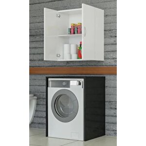 Damla Tamamı Mdf Banyo Üst Dolabı, Çamaşır Makinası Üstü, Mutfak Dolabı