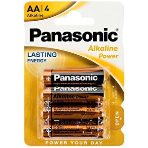Panasoni̇c Lr06 Alkali̇n 1.5 Volt Power Aa 4lü Kalem Pi̇l