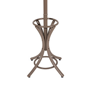 Handy Mate Dorya 12li Ahşap Askılık-Bej-Gri 51x185x51 Cm