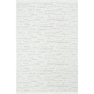 Berry 8201 Beyaz Halı Oturma Odası Halısı Kaymaz Taban Halı Kesme Halı Yolluk Halı Kilim 120x180 cm
