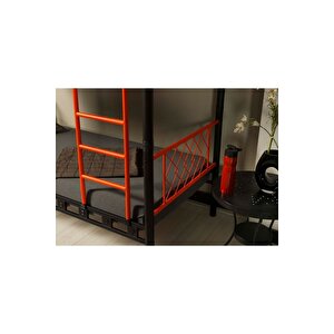 90x190 Ve 90x200 Yatak Ölçülü Genç Çocuk Odası Metal Ranza