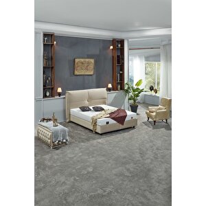 Sueno Çift Kişilik Baza Başlık Seti Bej 150x200 cm