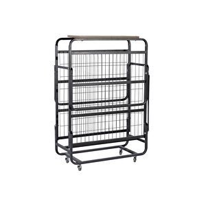 Katlanır Somya Metal Karyola Ve Yatak Seti 80x190 - 90x190