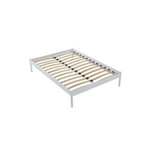 Allegro Çift Kişilik Ferforje Metal Karyola - Beyaz