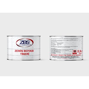 Zemi̇n Boyasi Ti̇neri̇ 2,5 Lt 2 Kg