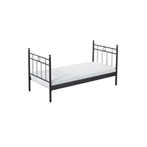 Hypnose Daybed Tek Kişilik Sedir Metal Karyola 90x200 Siyah