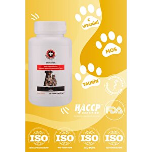 Immune C Kedi Ve Köpekler Için Bağışıklık Sistemini Destekleyici Tablet 75 Tablet