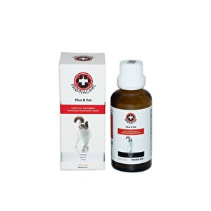 Plus B 50 Ml Kediler Için Tüy Sağlığını Destekleyici Multivitamin Damla Tüy Damlası Yepyeni Formül