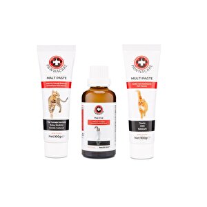 Kedi Premium Sağlık Seti Malt Paste & Multi Paste & Plus B Avantaj Seti