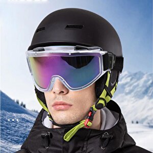 Kayak Gözlüğü Ventilli Güneş Kar Gözlük Gökkuşağı Snowboard Glasses Ekonomik Gözlük