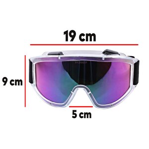 Kayak Gözlüğü Ventilli Güneş Kar Gözlük Gökkuşağı Snowboard Glasses Ekonomik Gözlük
