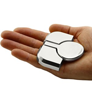 Mobilya Çekmece Dolap Kapak Kulpu Kulbu 32 Mm Plastik Krom Kulp
