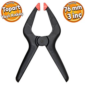 Yaylı Kıskaç Mandal El Tip İşkence Klips Hobi 76 Mm 3 Inç