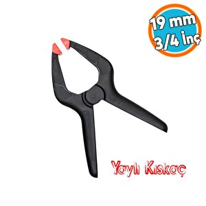 Yaylı Kıskaç Mandal El Tip İşkence Mengene Klips Hobi 19 Mm 3/4 Inç