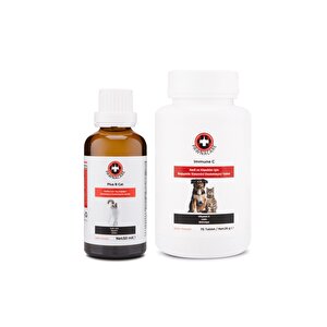 Kedi Köpek Set B Plus Damla & Immune C Tablet