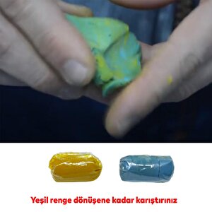 Metal Plastik Seramik Çelik 404 Yapıştırıcı Doldurur İşlenir Boyanabilir Güçlü Hamur Yapıştırıcı