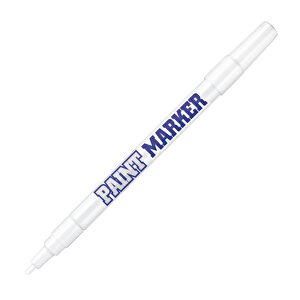 | Yuvarlak Uçlu Paint Marker, Endüstriyel Düzey Kalıcılık, İnce Uçlu Mürekkepli Kalem, Beyaz