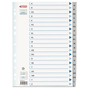 | Seperatör, Klasör İçi Kataloglama Için Ayraç, Dosya Düzenleyici, A-z Harfli