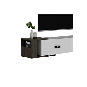 Cherrydd Tv Sehpasi Beyaz Cevi̇z