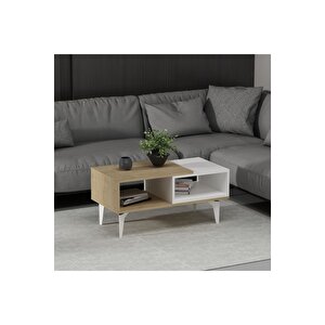 Zeus 180 Cm Tv Üni̇tesi̇, Konsol(kx180) Ve Orta Sehpa Salon Takimi Safi̇rmeşe-beyaz
