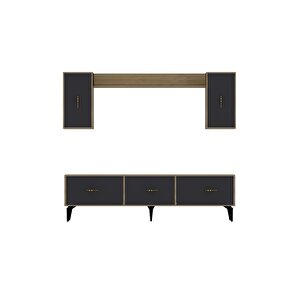 Zeus 180 Cm Tv Üni̇tesi̇ Takimi Safi̇rmeşe-antrasi̇t