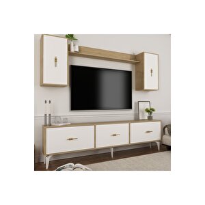 Zeus 180 Cm Tv Üni̇tesi̇ Takimi Safi̇rmeşe-beyaz Safirmeşe-Beyaz