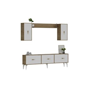 Zeus 180 Cm Tv Üni̇tesi̇ Takimi Safi̇rmeşe-beyaz