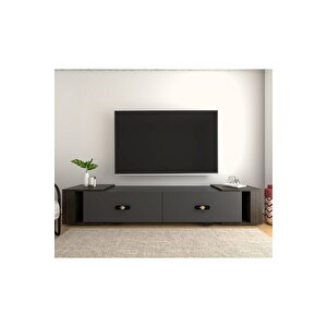 Cherrydd Tv Sehpasi Antrasi̇t Cevi̇z Antrasit Ceviz