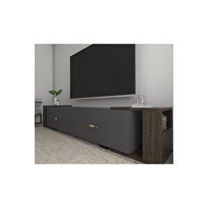 Verydd Tv Sehpasi Antrasi̇t-cevi̇z Antrasit Ceviz