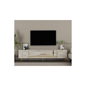Dekop1dd Tv Sehpasi Efesmermer-altin Efesmermer-Altın