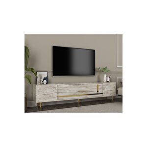 Dekop1dd Tv Sehpasi Efesmermer-altin Efesmermer-Altın