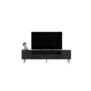 Dekol1dd Tv Sehpasi Antrasi̇t-altin