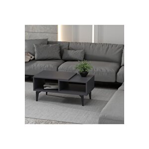 Fly 180 Cm Şömi̇neli̇(b) Tv Üni̇tesi̇, Konsol(kx180) Ve Orta Sehpa Salon Takimi Antrasi̇t-antrasi̇t