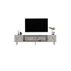 Dekolp3dd Tv Sehpasi Efesmermer-gümüş Efesmermer-Gümüş