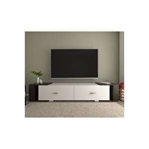 Verydd 2'li̇ Salon Takimi 180 Cm Konsol (kx180) Ve Tv Üni̇tesi̇ Beyaz-cevi̇z